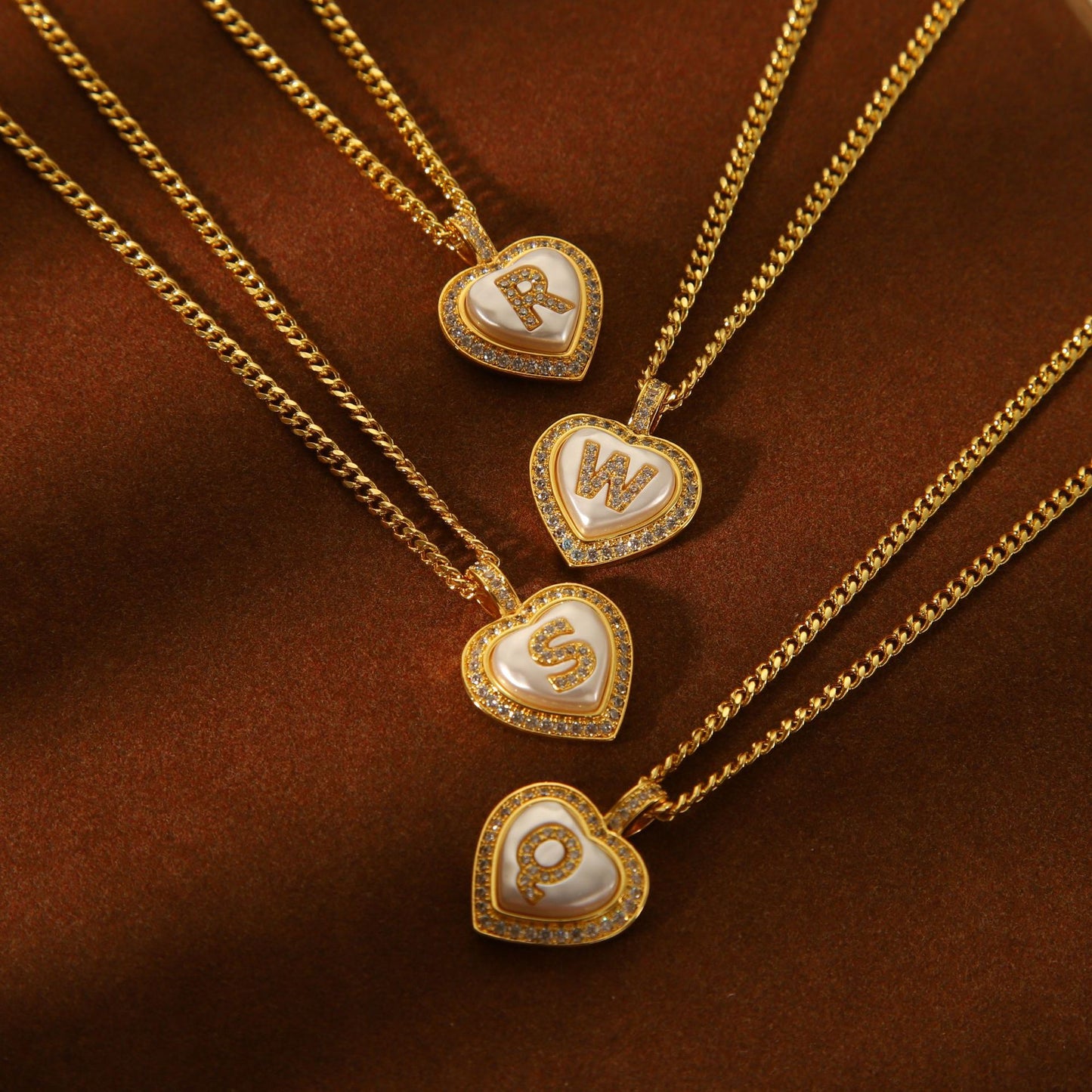 Love letter necklace no fading all-match pearl necklace for women