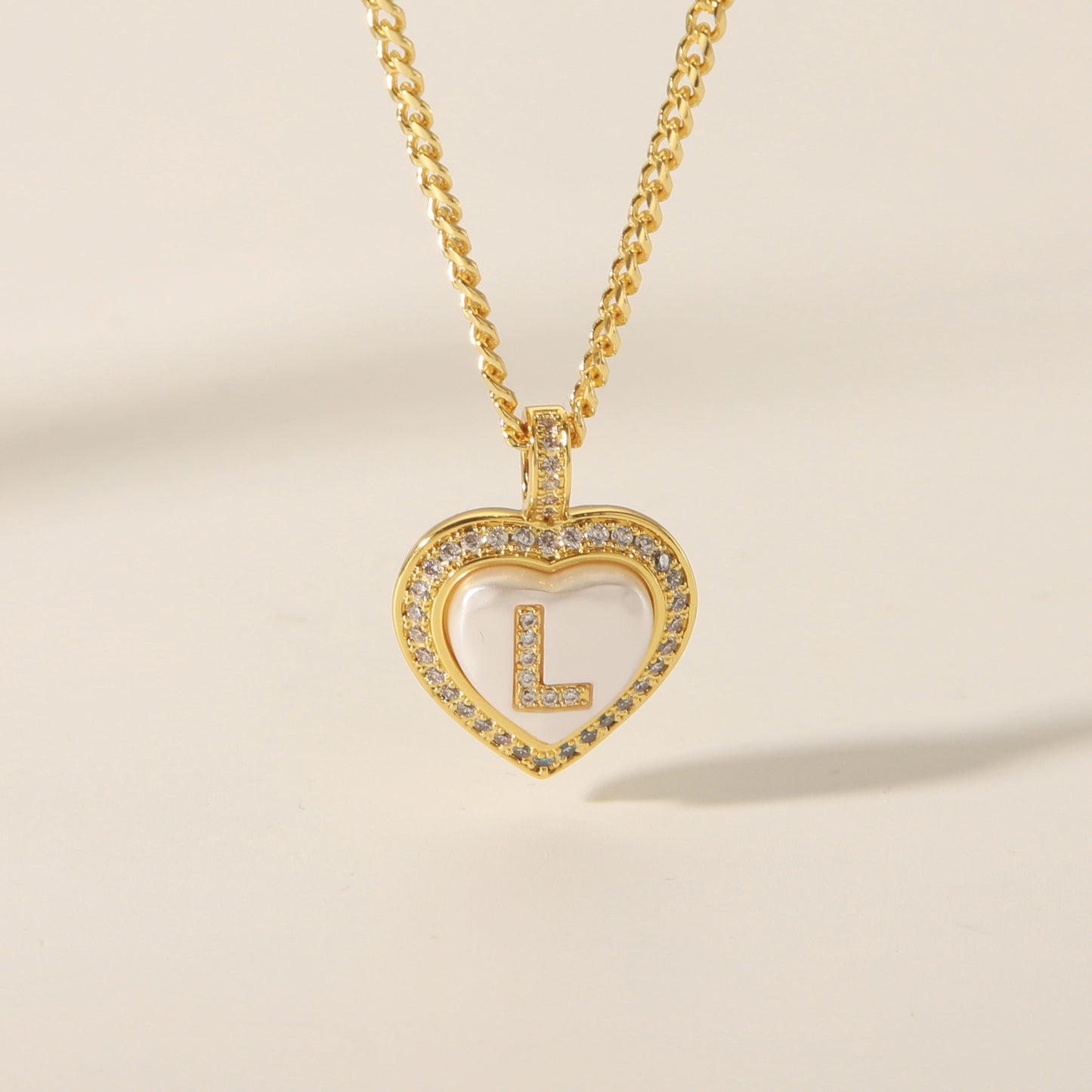 Love letter necklace no fading all-match pearl necklace for women