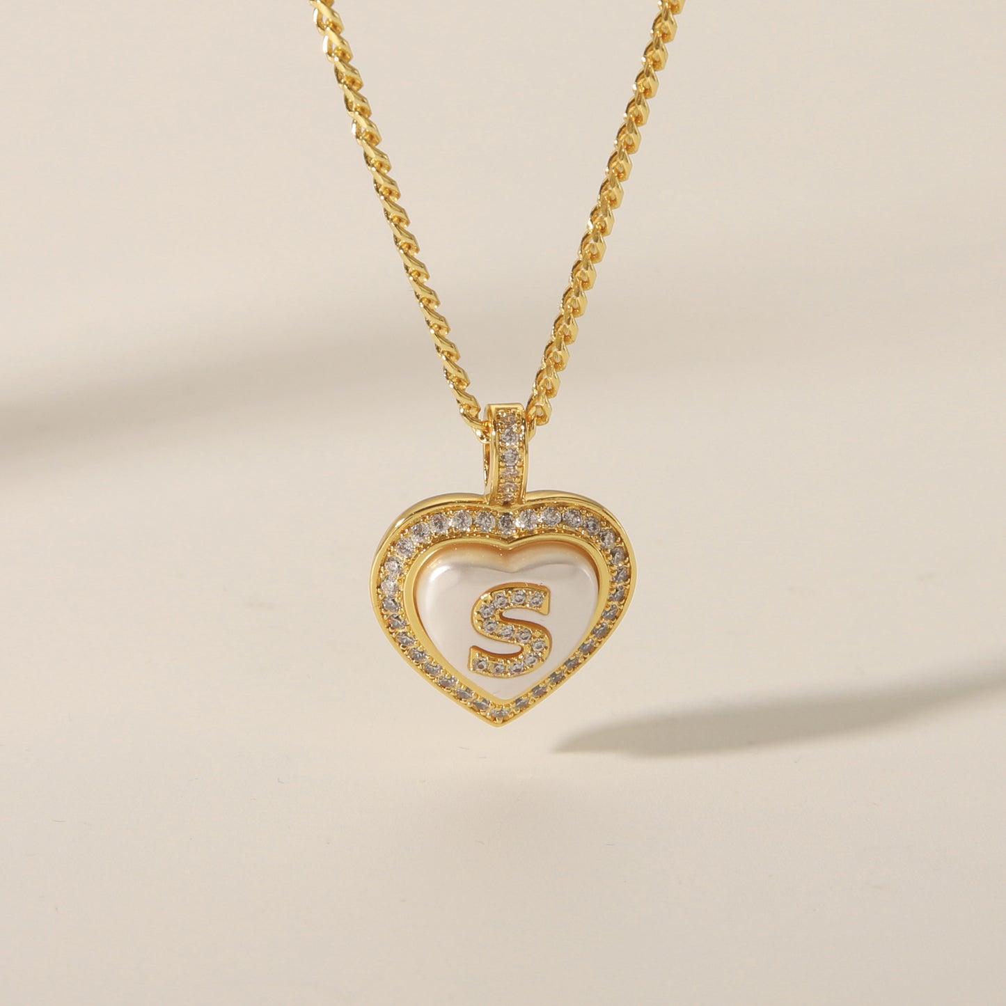 Love letter necklace no fading all-match pearl necklace for women