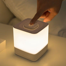 Charging touch small night light, bedroom warm light, ambient light, night companion sleep, eye protection, soft light LED bedside lamp, sleep light