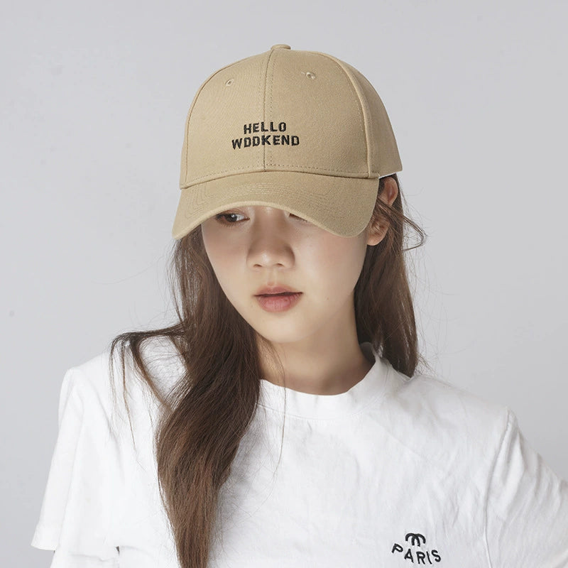 Hat Women's Summer Hardtop Korean Edition Trendy Baseball Hat Student Couple Versatile Fashion Duck Tongue Hat Male Factory Wholesale