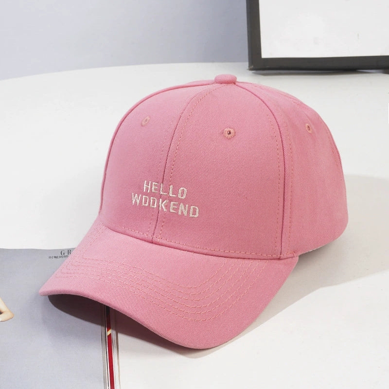 Hat Women's Summer Hardtop Korean Edition Trendy Baseball Hat Student Couple Versatile Fashion Duck Tongue Hat Male Factory Wholesale